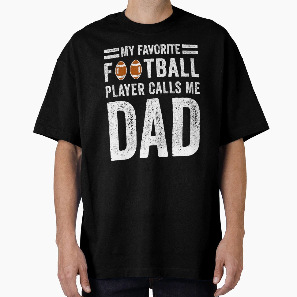 My Favorite Football Player Calls Me T-Shirt - Minimalist Print Men Women - T-Shirt, Sweatshirt, Hoodie