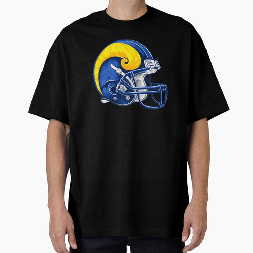 Los Angeles Football Helmet T-Shirt - Novelty Apparel Men Women - T-Shirt, Sweatshirt, Hoodie