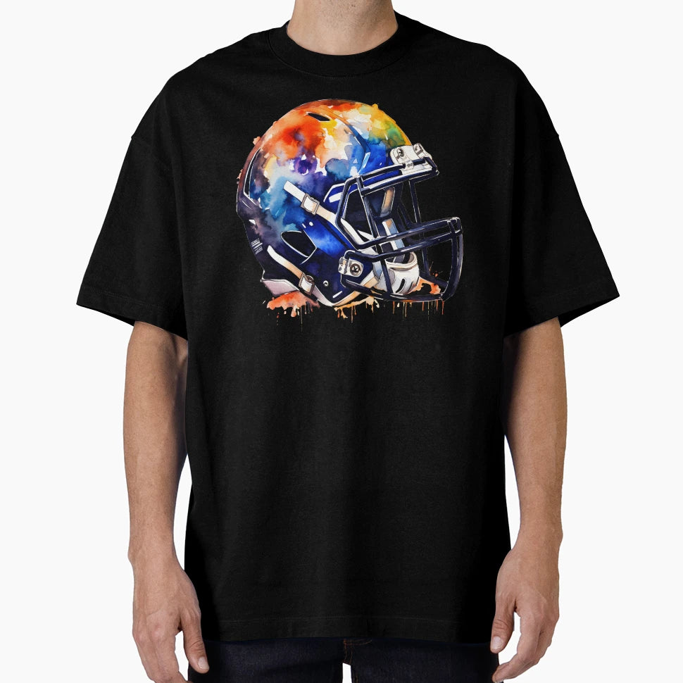Football Helmet T-Shirt - Streetwear Style for Adults - T-Shirt, Sweatshirt, Hoodie