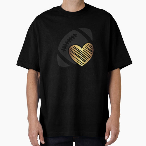 Love Football T-Shirt - Custom Art Print for Adults - T-Shirt, Sweatshirt, Hoodie