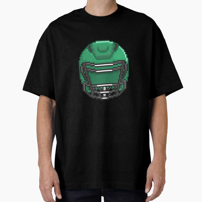 Dark Green Football Helmet 1 T-Shirt - Minimalist Print Unisex - T-Shirt, Sweatshirt, Hoodie