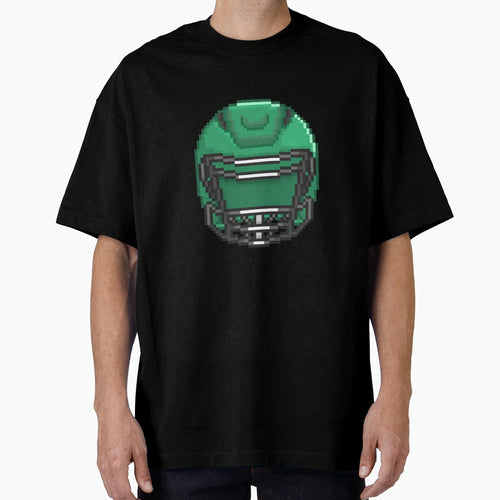 Dark Green Football Helmet 1 T-Shirt - Minimalist Print Unisex - T-Shirt, Sweatshirt, Hoodie