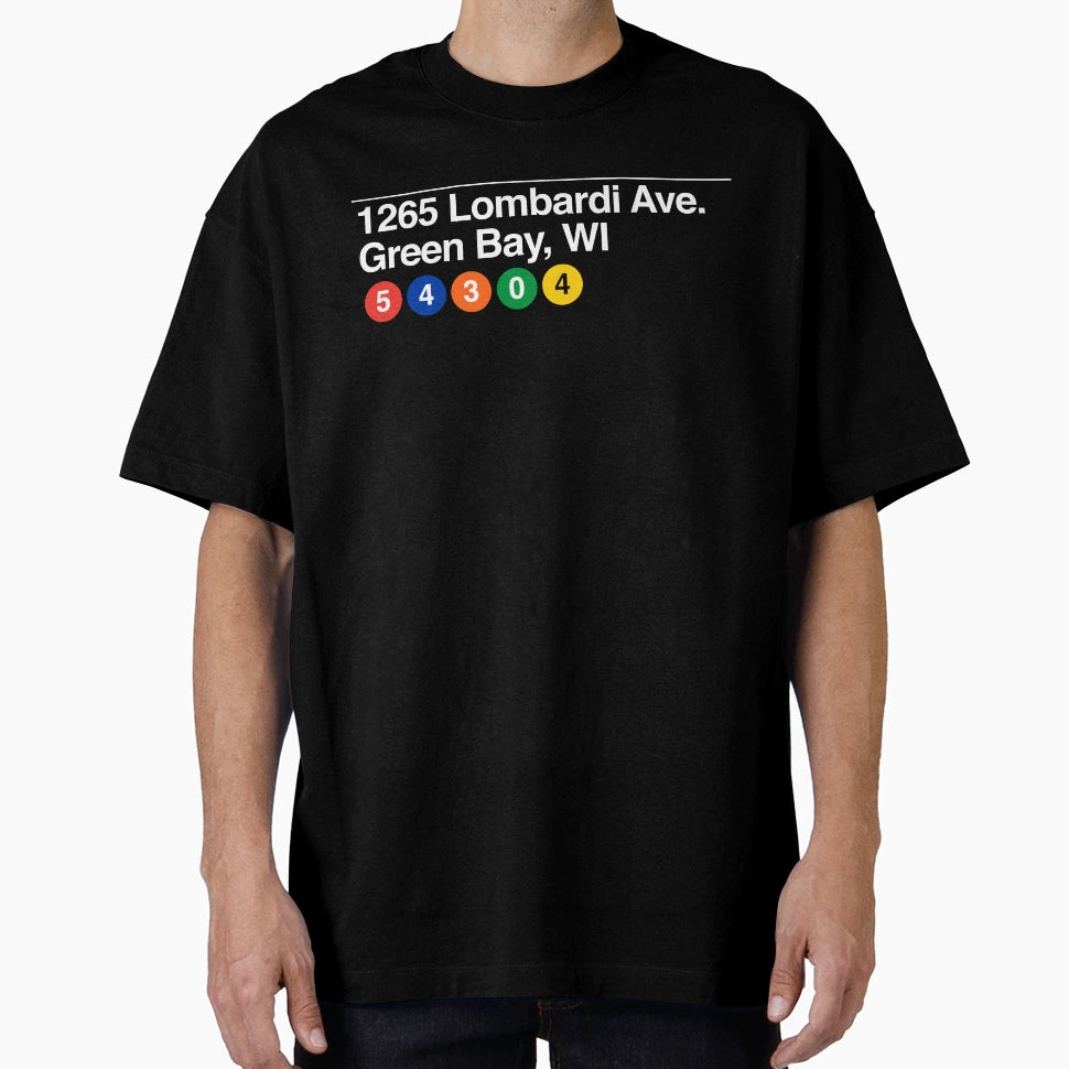 Lambeau Field 1265 Lombardi Ave T-Shirt - Custom Art Print for Adults - T-Shirt, Sweatshirt, Hoodie