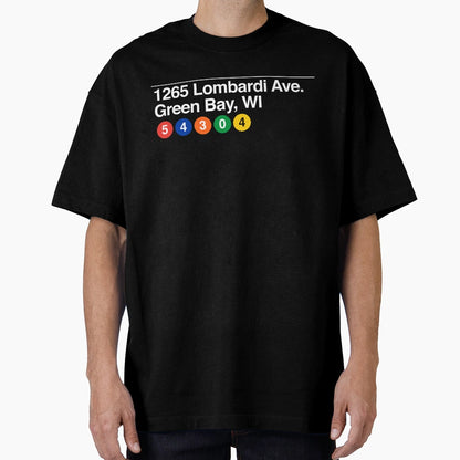 Lambeau Field 1265 Lombardi Ave T-Shirt - Custom Art Print for Adults - T-Shirt, Sweatshirt, Hoodie