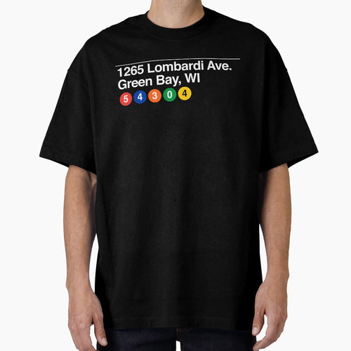 Lambeau Field 1265 Lombardi Ave T-Shirt - Custom Art Print for Adults - T-Shirt, Sweatshirt, Hoodie