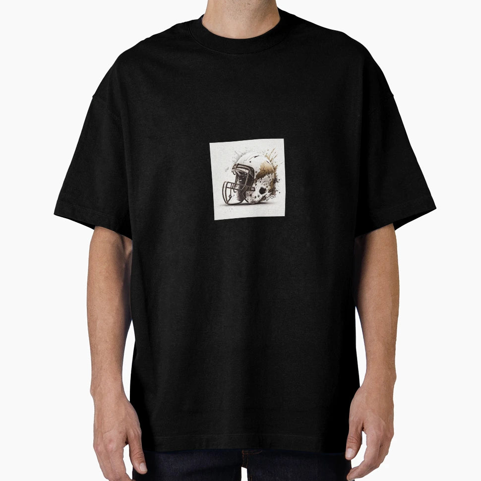 American Football Helmet T-Shirt - Aesthetic Graphic Men Women - T-Shirt, Sweatshirt, Hoodie