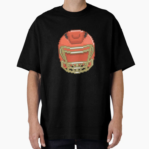 Red Football Helmet 1 T-Shirt - Casual Everyday Wear Men Women - T-Shirt, Sweatshirt, Hoodie
