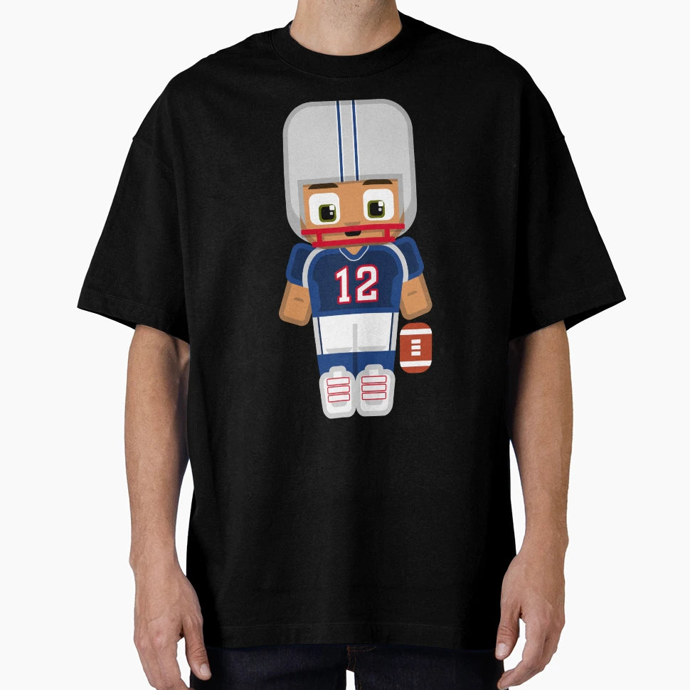 Super Sports Stars American Football Blue T-Shirt - Novelty Apparel Unisex - T-Shirt, Sweatshirt, Hoodie