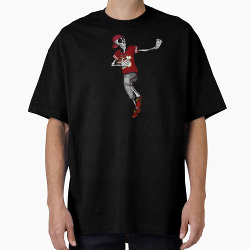 Football Skeleton T-Shirt - Graphic Print Unisex - T-Shirt, Sweatshirt, Hoodie