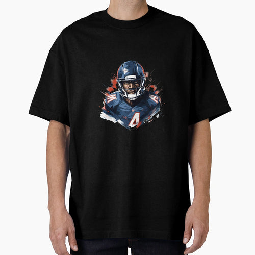 Artistic Cartoon Football Player T-Shirt - Aesthetic Graphic Men Women - T-Shirt, Sweatshirt, Hoodie