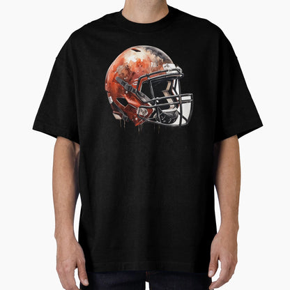American Football Helmet T-Shirt - Trendy Graphic for Adults - T-Shirt, Sweatshirt, Hoodie