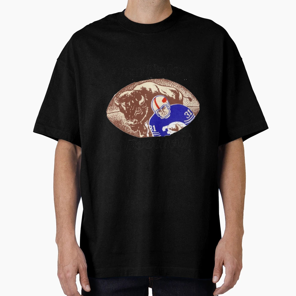 Buffalo Football T-Shirt - Custom Art Print for Adults - T-Shirt, Sweatshirt, Hoodie