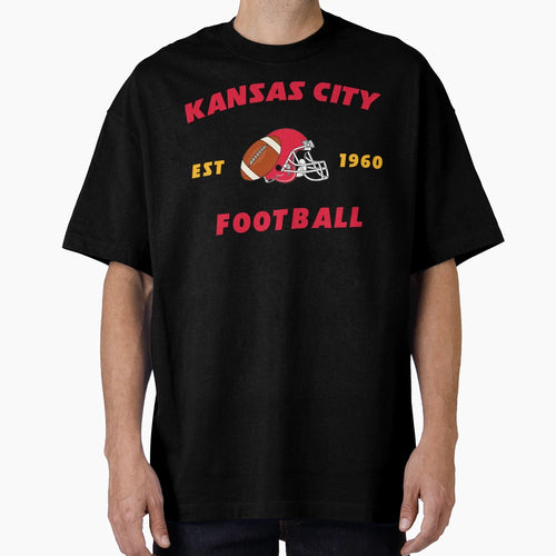 Kansas City Football T-Shirt - Custom Art Print for Adults - T-Shirt, Sweatshirt, Hoodie