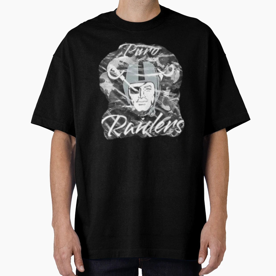 Raiders Plastic Textured T-Shirt - Casual Everyday Wear Unisex - T-Shirt, Sweatshirt, Hoodie