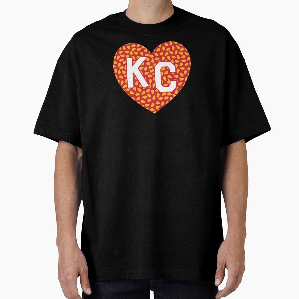 Arrowhead Kc Heart T-Shirt - Custom Art Print Unisex - T-Shirt, Sweatshirt, Hoodie