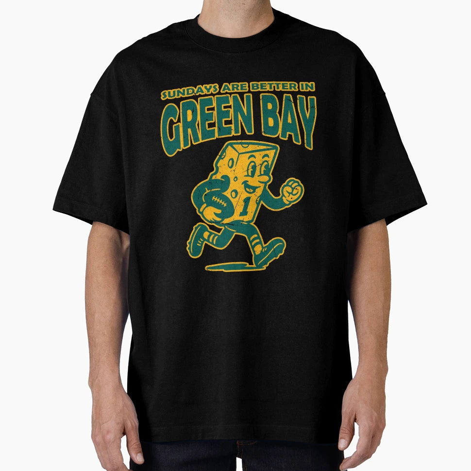 Sundays Are Better Green Bay Football T-Shirt - Streetwear Style Men Women - T-Shirt, Sweatshirt, Hoodie