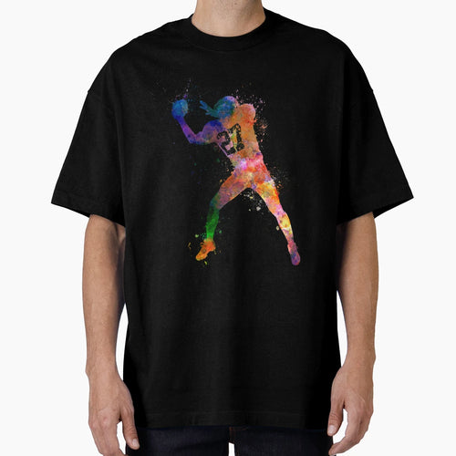 American Football Player Catching T-Shirt - Custom Art Print for Adults - T-Shirt, Sweatshirt, Hoodie