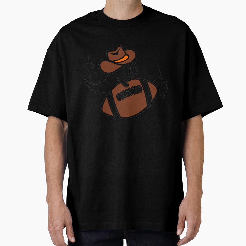 Halloween Vibes Ghost Football Designs T-Shirt - Unique Graphic Men Women - T-Shirt, Sweatshirt, Hoodie