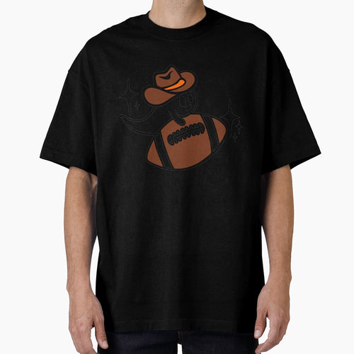 Halloween Vibes Ghost Football Designs T-Shirt - Unique Graphic Men Women - T-Shirt, Sweatshirt, Hoodie