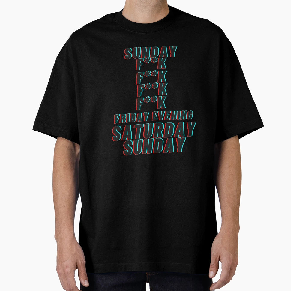 Week Forecast Weekend Party Night T-Shirt - Minimalist Print Men Women - T-Shirt, Sweatshirt, Hoodie