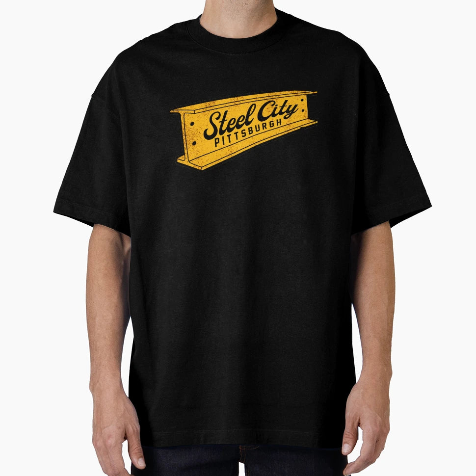Steel City And T-Shirt - Aesthetic Graphic for Adults - T-Shirt, Sweatshirt, Hoodie