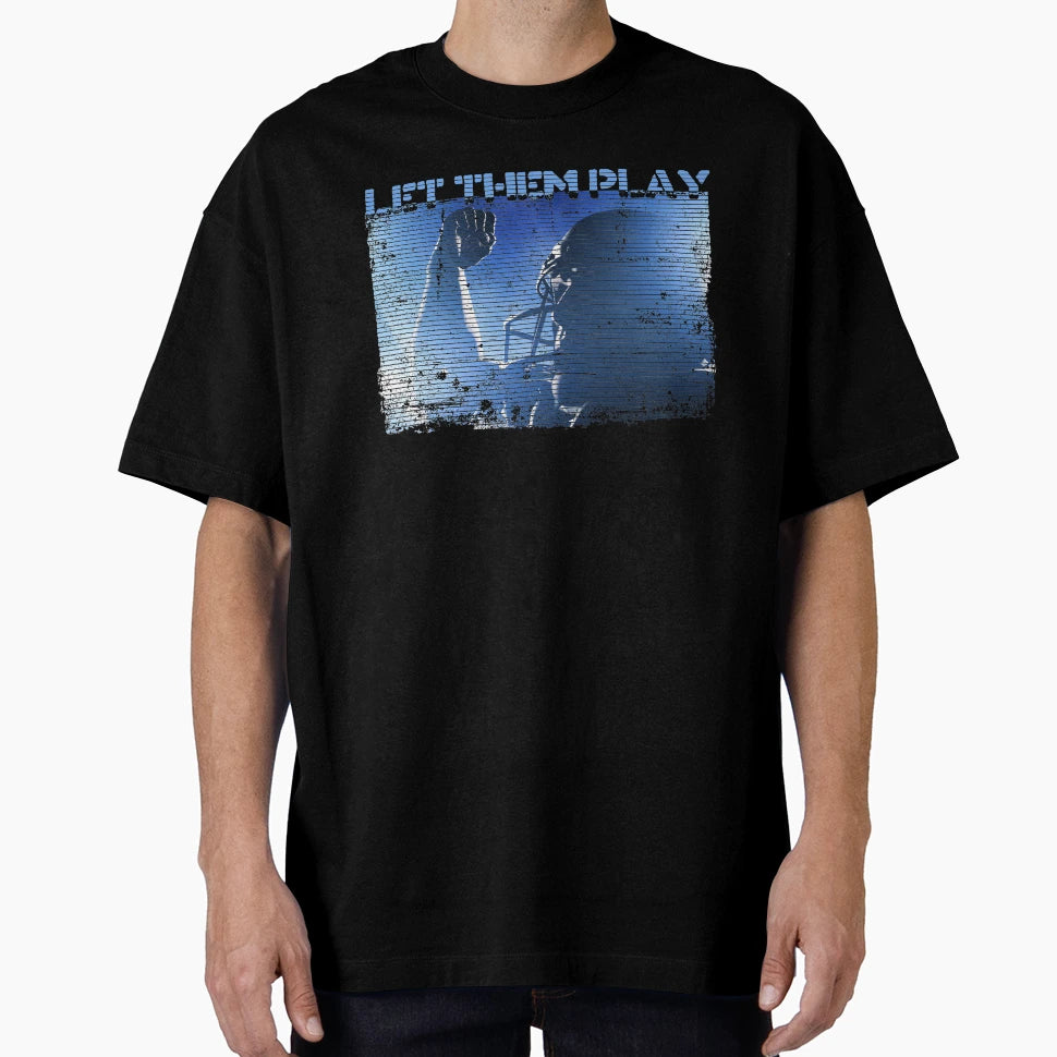 Let Them Play American Football T-Shirt - Fun Novelty Design Men Women - T-Shirt, Sweatshirt, Hoodie