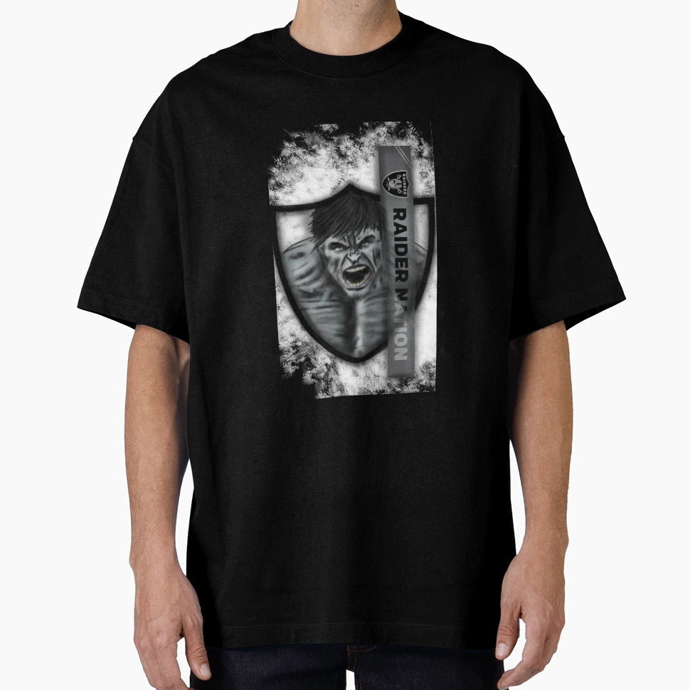 Raiders Smash T-Shirt - Graphic Print for Adults - T-Shirt, Sweatshirt, Hoodie