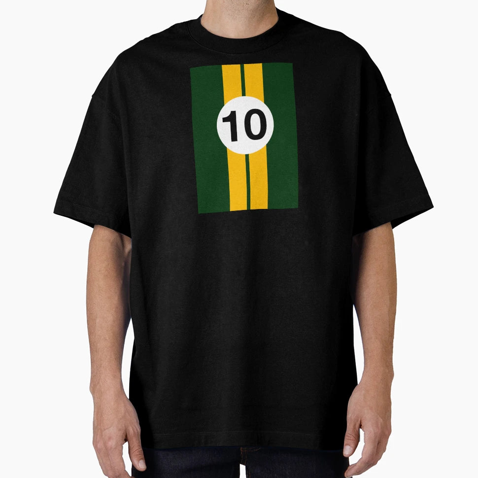 British Racing Green And Yellow Racing T-Shirt - Streetwear Style Unisex - T-Shirt, Sweatshirt, Hoodie