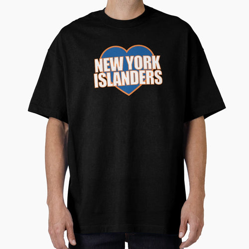 New York Islanders Heart T-Shirt - Minimalist Print Men Women - T-Shirt, Sweatshirt, Hoodie