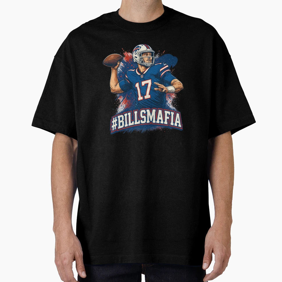 JA Billsmafia Throw Buffalo Qb 17 Fan T-Shirt - Aesthetic Graphic Unisex - T-Shirt, Sweatshirt, Hoodie