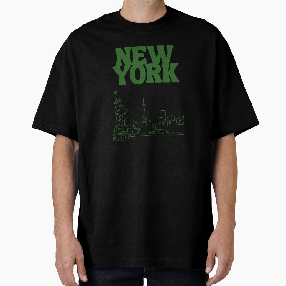 New York City Emerald Green Art Urban Gift T-Shirt - Unique Graphic Unisex - T-Shirt, Sweatshirt, Hoodie