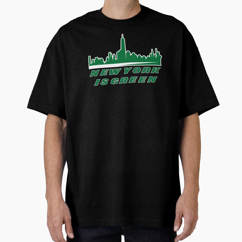 Jets New York Is Green Skyline T-Shirt - Aesthetic Graphic Men Women - T-Shirt, Sweatshirt, Hoodie