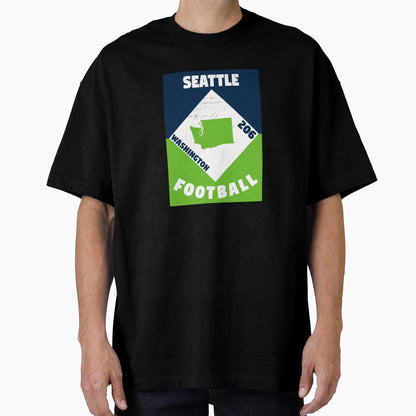 Seattle Football T-Shirt - Fun Novelty Design Men Women - T-Shirt, Sweatshirt, Hoodie