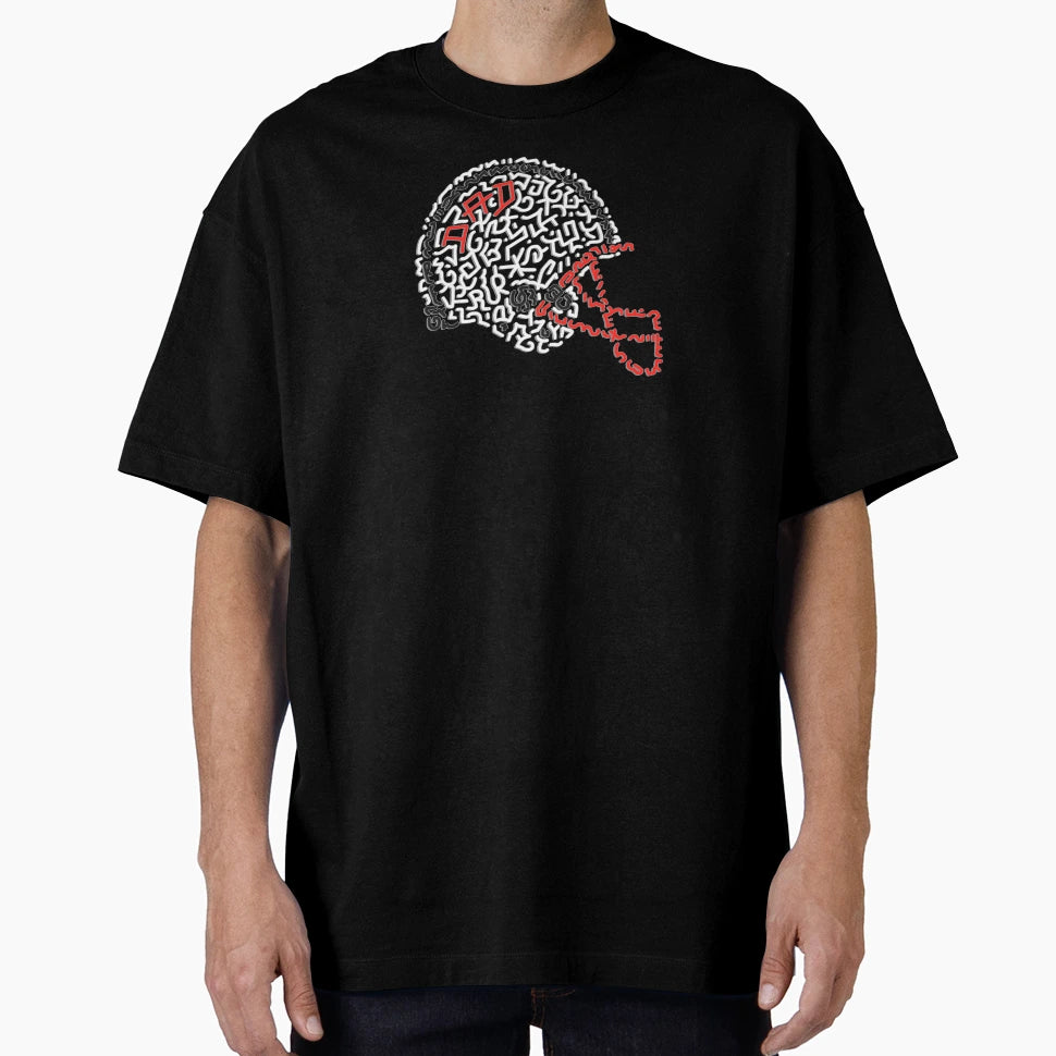American Football Helmet T-Shirt - Graphic Print Men Women - T-Shirt, Sweatshirt, Hoodie