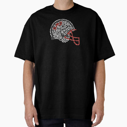 American Football Helmet T-Shirt - Graphic Print Men Women - T-Shirt, Sweatshirt, Hoodie