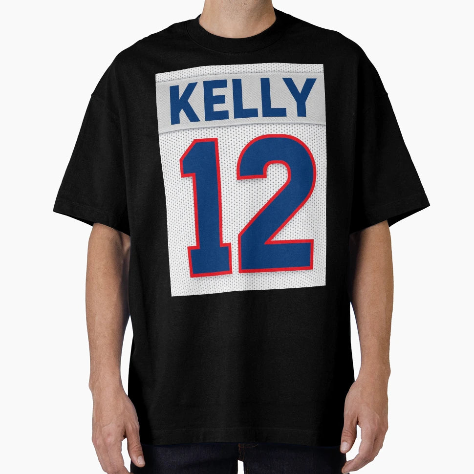 Bills 12 T-Shirt - Minimalist Print Unisex - T-Shirt, Sweatshirt, Hoodie