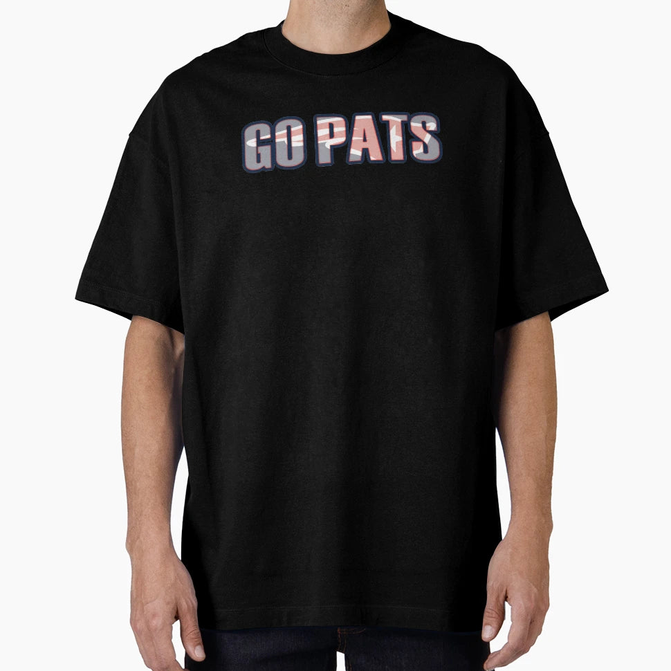 Go Pats T-Shirt - Custom Art Print Men Women - T-Shirt, Sweatshirt, Hoodie