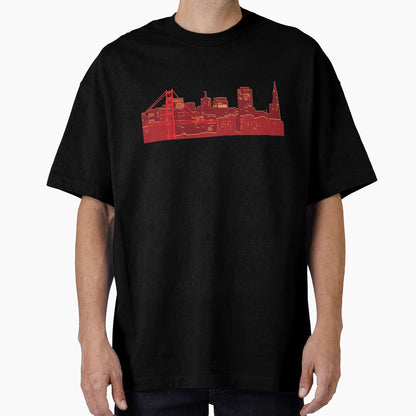 San Fran Skyline T-Shirt - Graphic Print Unisex - T-Shirt, Sweatshirt, Hoodie