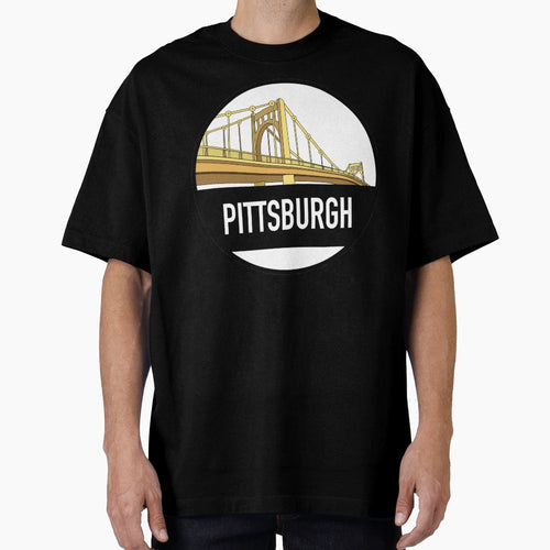 Pittsburgh Bridge T-Shirt - Unique Graphic for Adults - T-Shirt, Sweatshirt, Hoodie