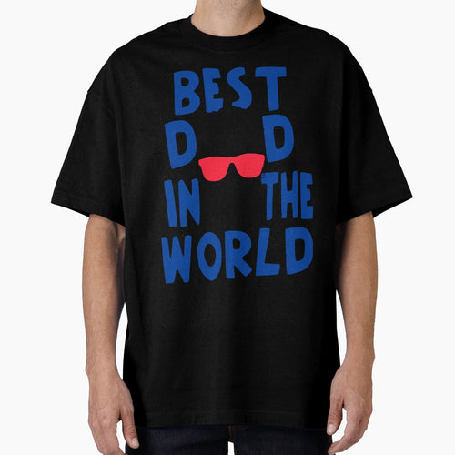 Best Dad World T-Shirt - Minimalist Print Men Women - T-Shirt, Sweatshirt, Hoodie
