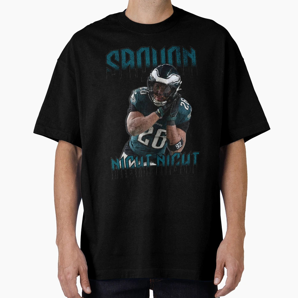 Saquon Night Night T-Shirt - Fun Novelty Design Unisex - T-Shirt, Sweatshirt, Hoodie
