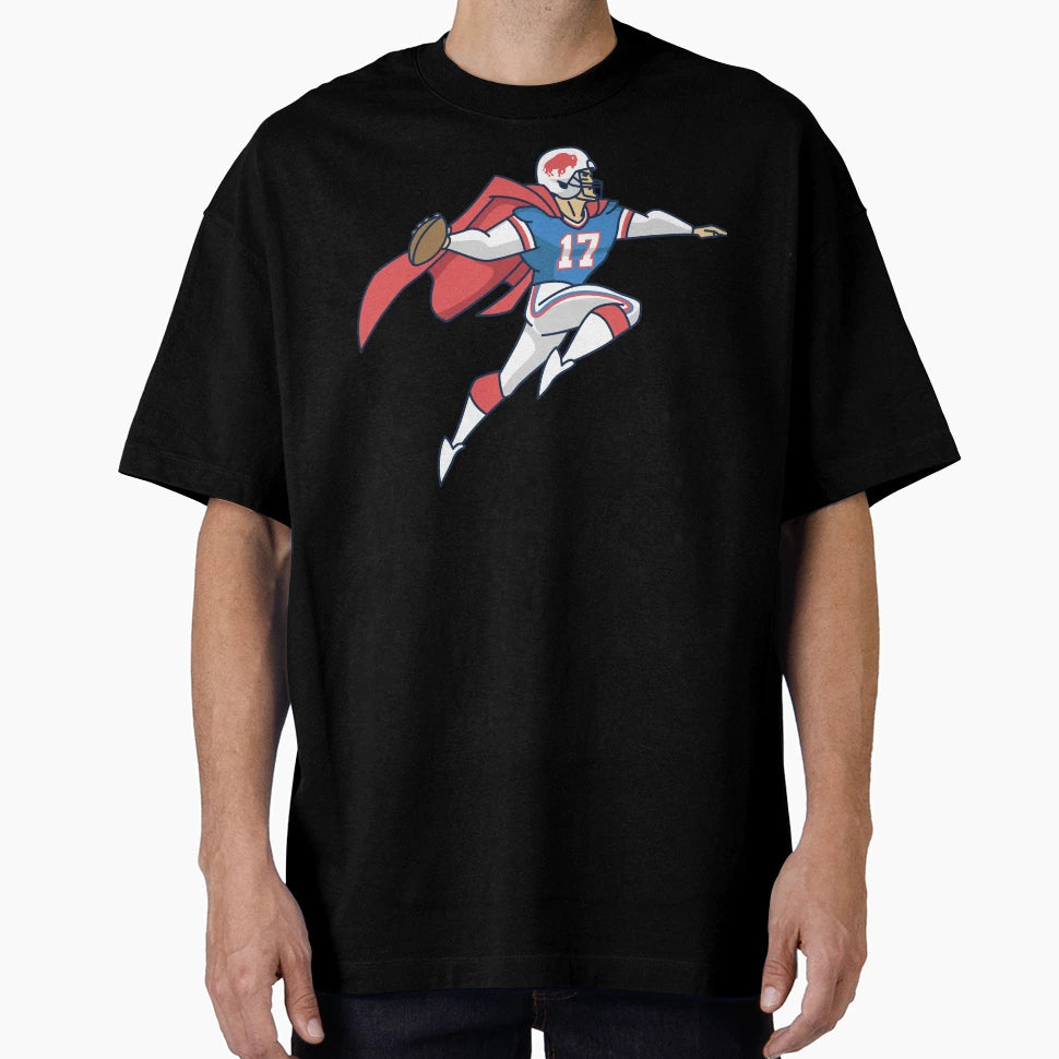 Super Josh Buffalo Football Cartoon Pop T-Shirt - Trendy Graphic Unisex - T-Shirt, Sweatshirt, Hoodie