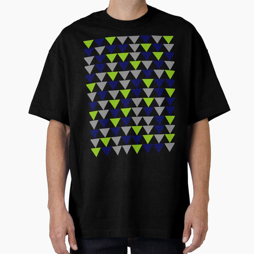 Arrows Lime Green Bright Navy Blue Grey And T-Shirt - Graphic Print Unisex - T-Shirt, Sweatshirt, Hoodie