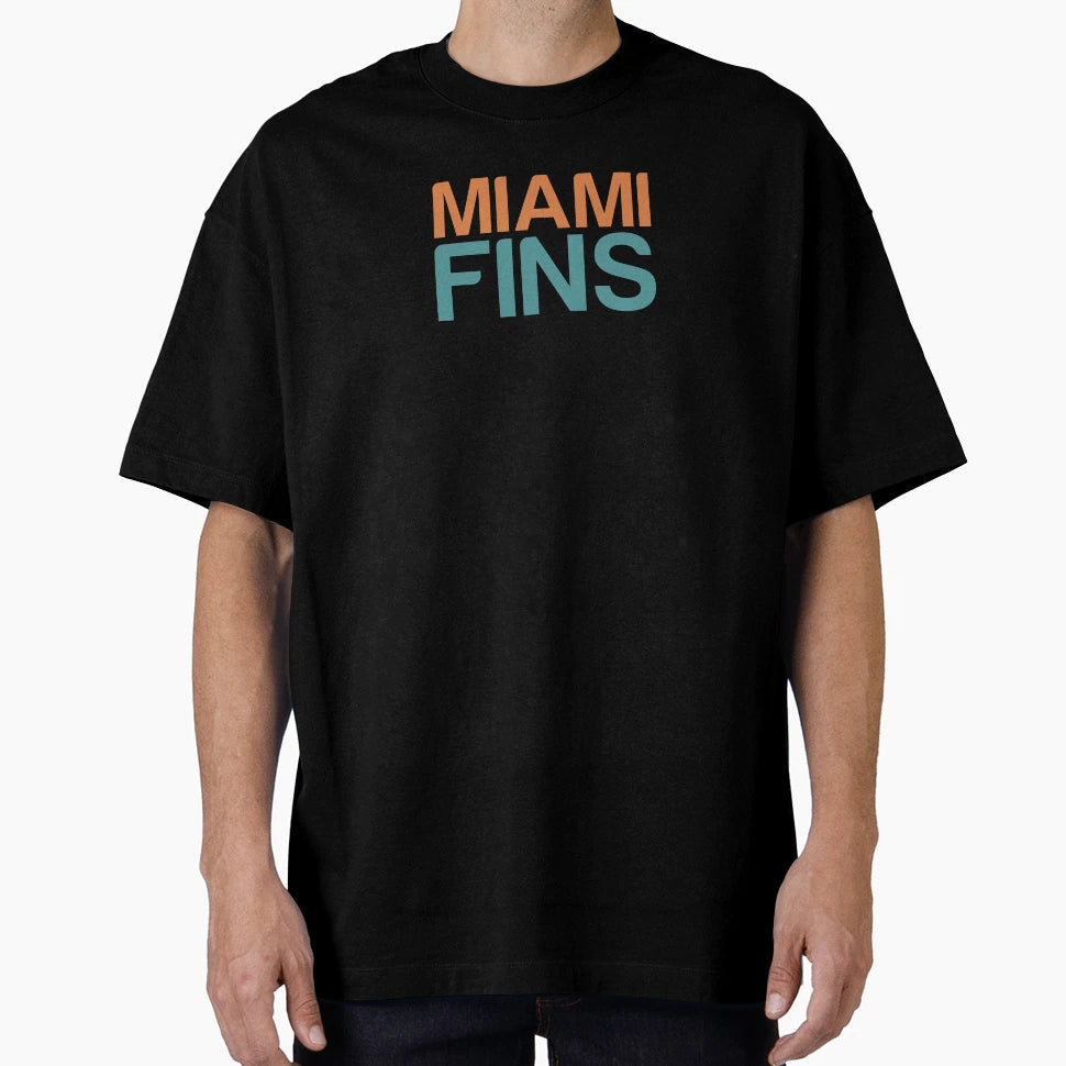 Miami Fins T-Shirt - Graphic Print Unisex - T-Shirt, Sweatshirt, Hoodie