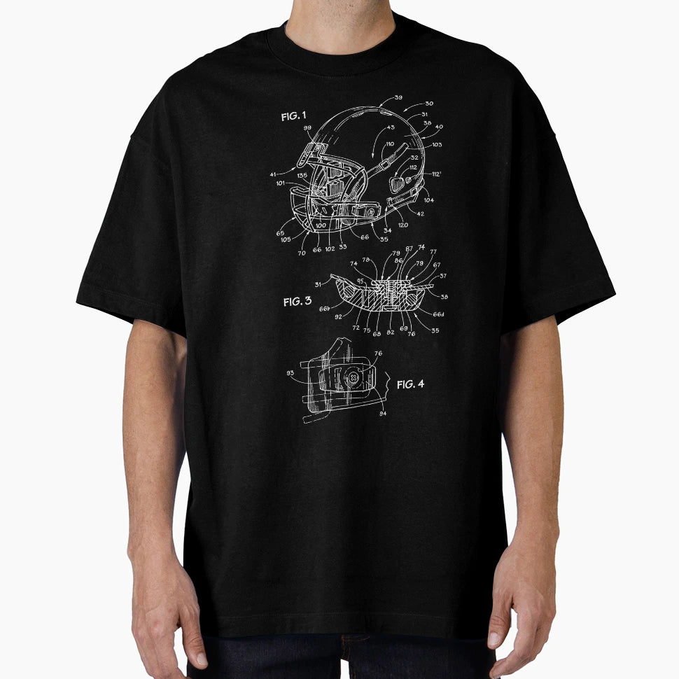 Football Helmet T-Shirt - Aesthetic Graphic Unisex - T-Shirt, Sweatshirt, Hoodie