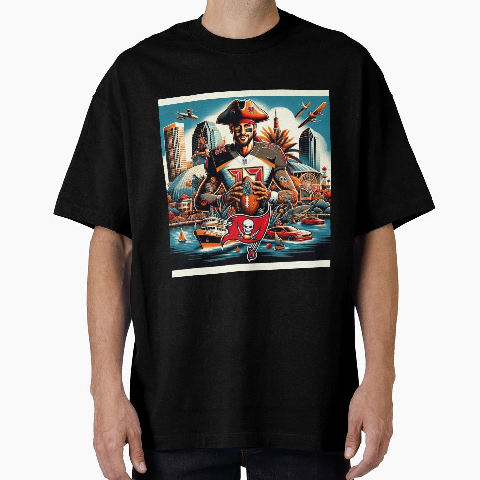 Tampa Bay Buccaneers Energy Artwork T-Shirt - Aesthetic Graphic Unisex - T-Shirt, Sweatshirt, Hoodie