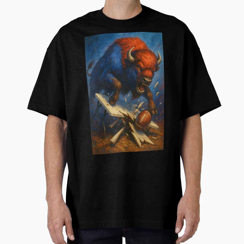 Buffalo Football V5 T-Shirt - Unique Graphic Unisex - T-Shirt, Sweatshirt, Hoodie
