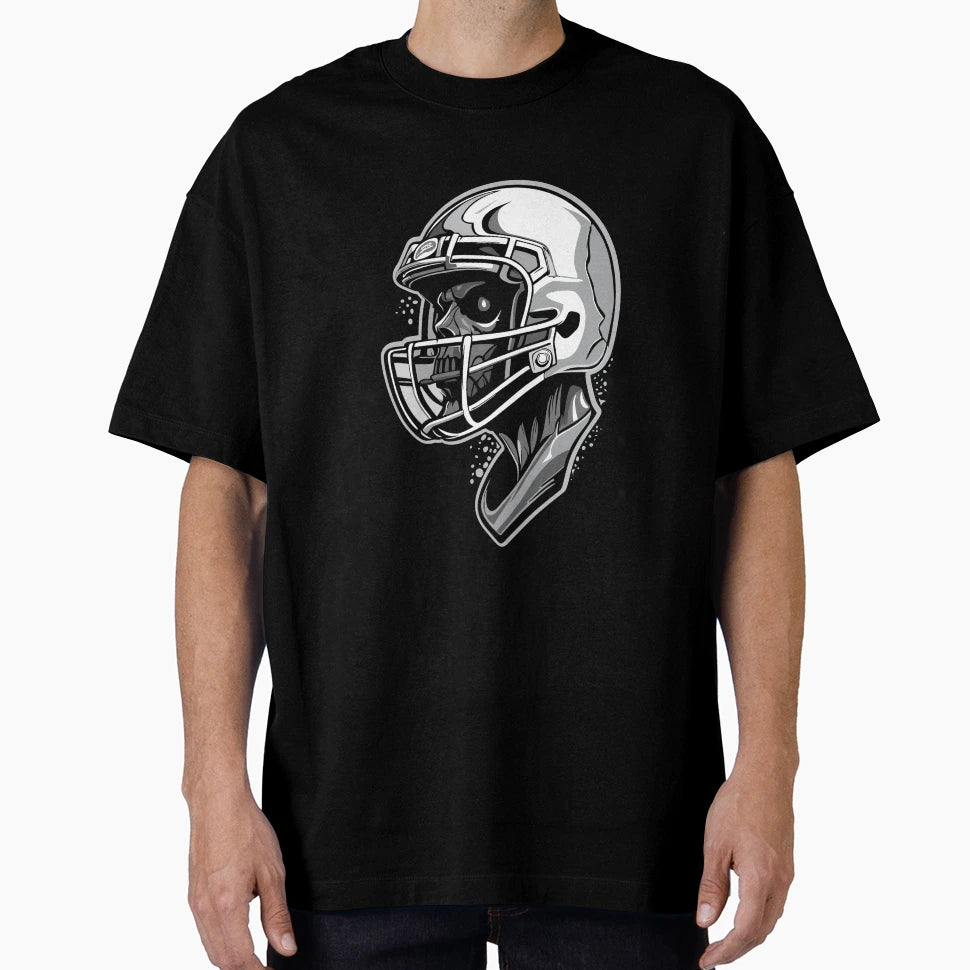 American Football Skull T-Shirt - Trendy Graphic Unisex - T-Shirt, Sweatshirt, Hoodie