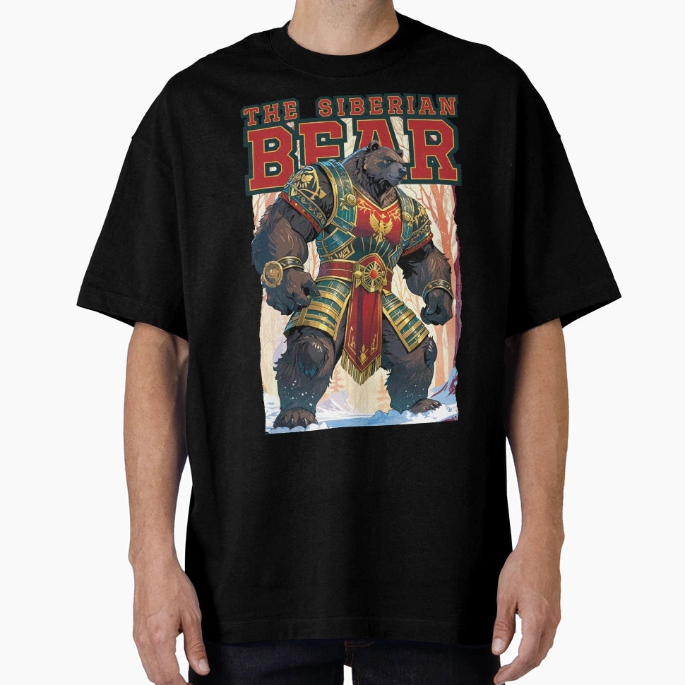 Siberian Bear T-Shirt - Casual Everyday Wear Unisex - T-Shirt, Sweatshirt, Hoodie