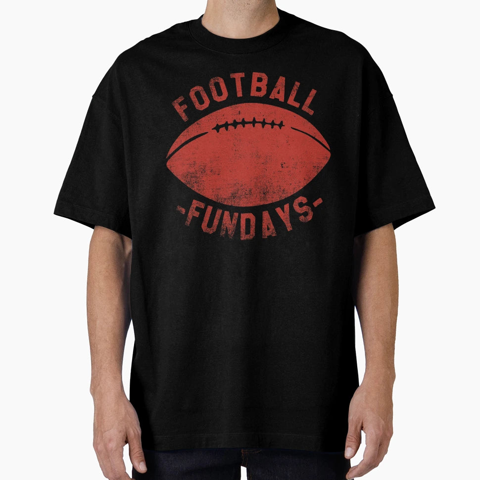 Football Fundays Sunday Funday T-Shirt - Graphic Print Unisex - T-Shirt, Sweatshirt, Hoodie